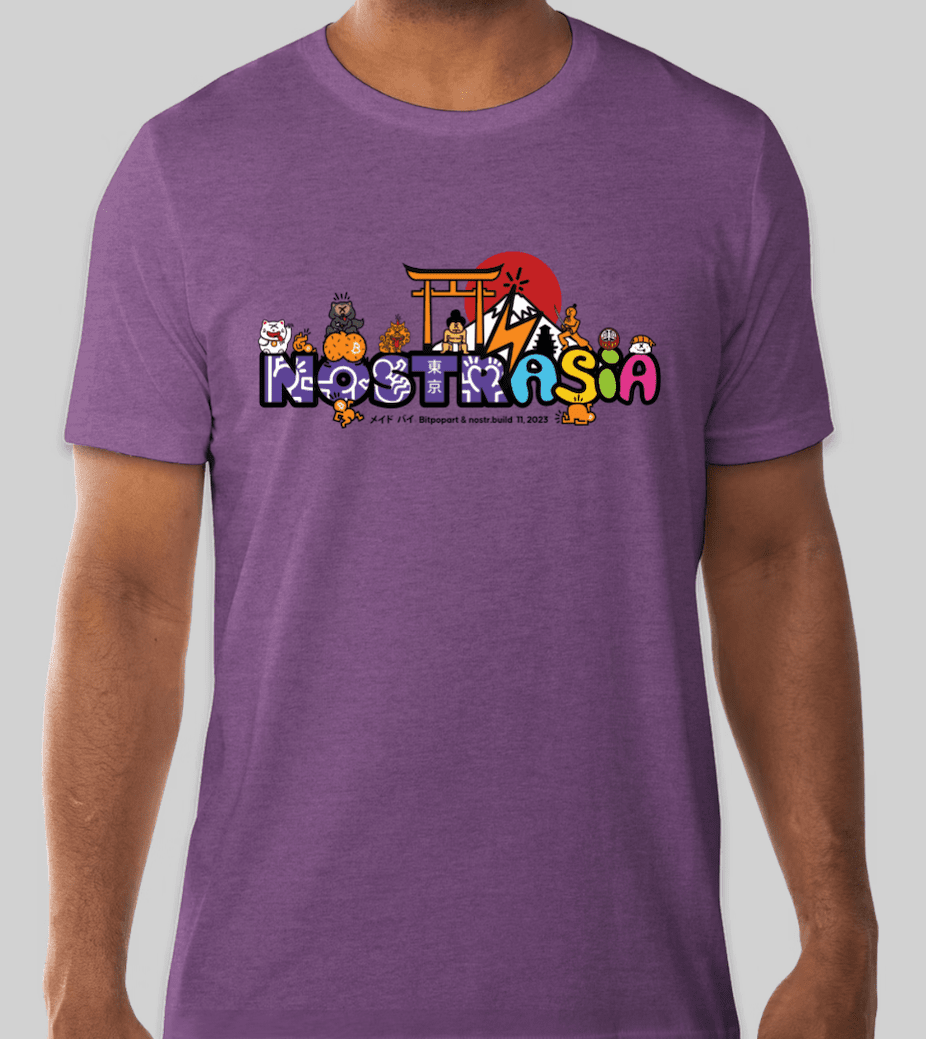 Purple nostrasia T-Shirt - Bitpopart